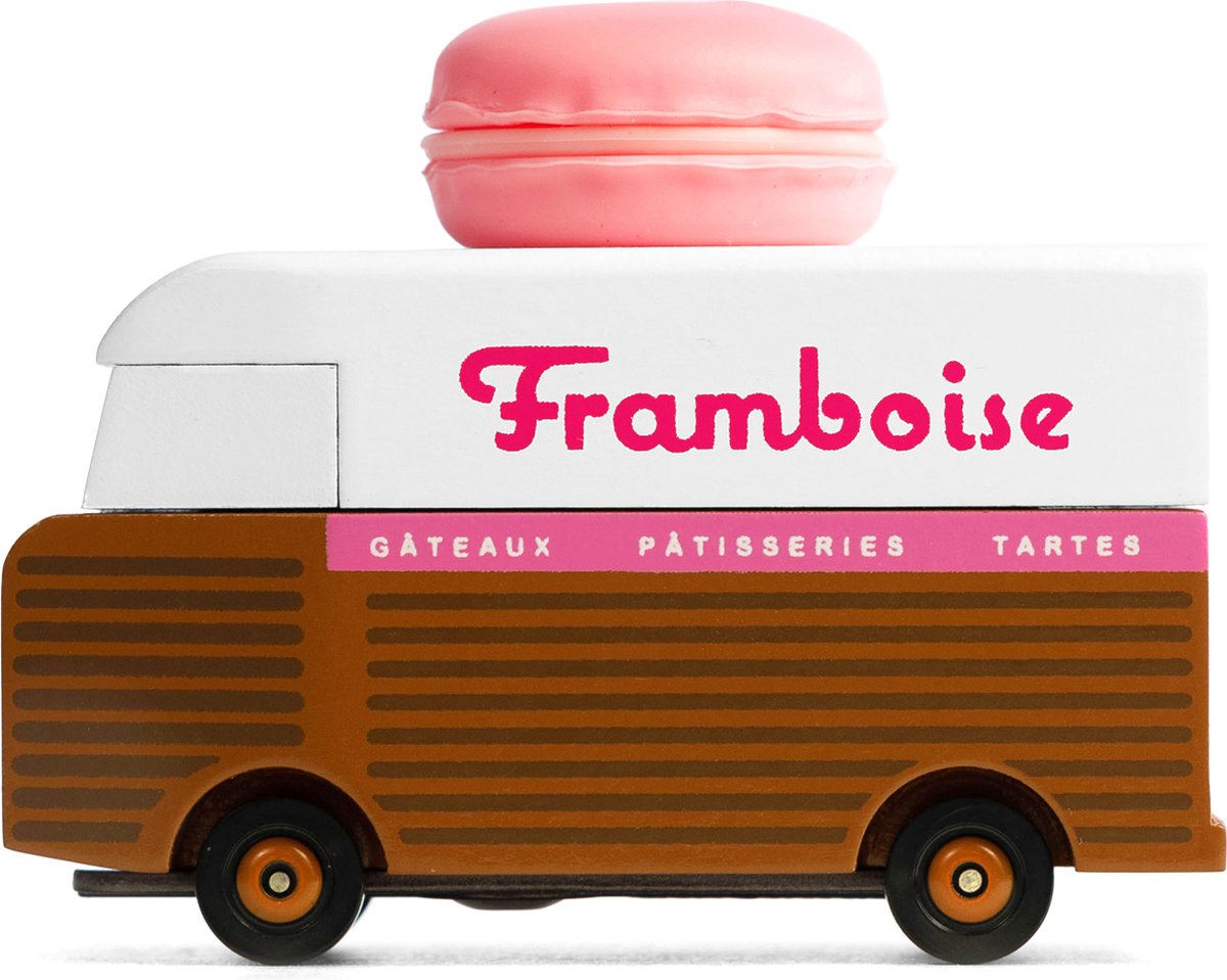 Candylab Toys Speelgoedauto | Framboise Macaron Van